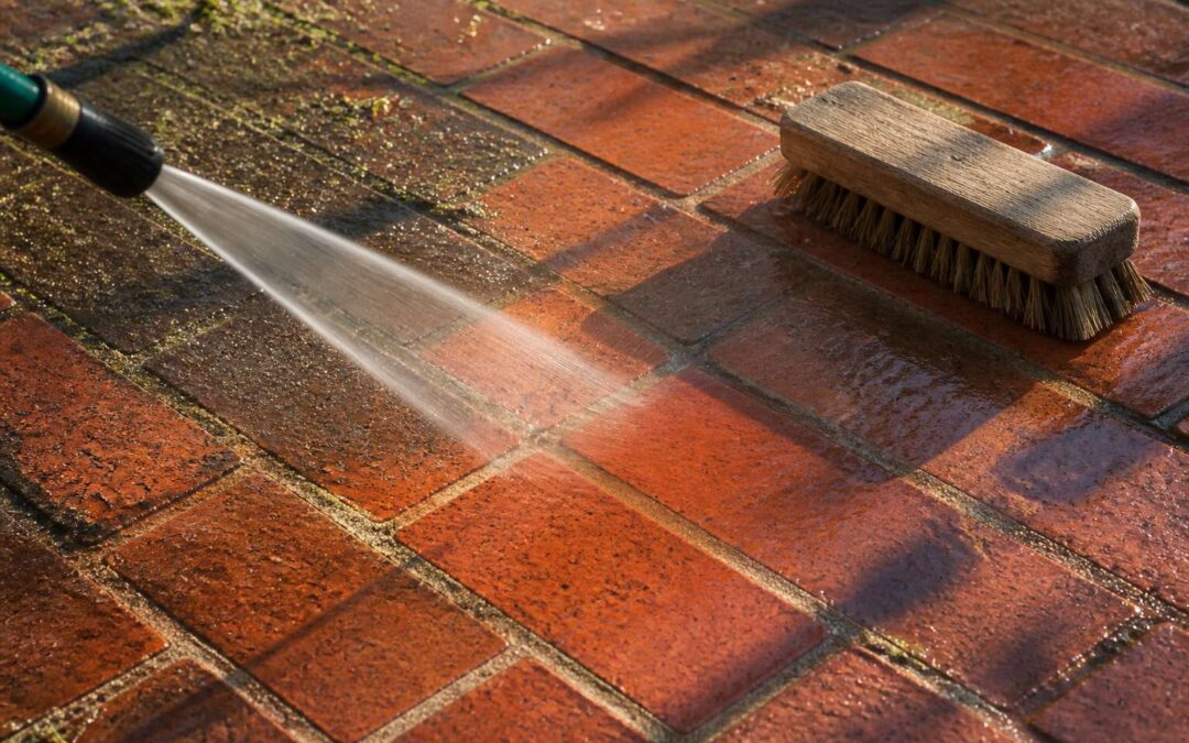 How to maintain and clean brick pavers for longevity, easy steps.