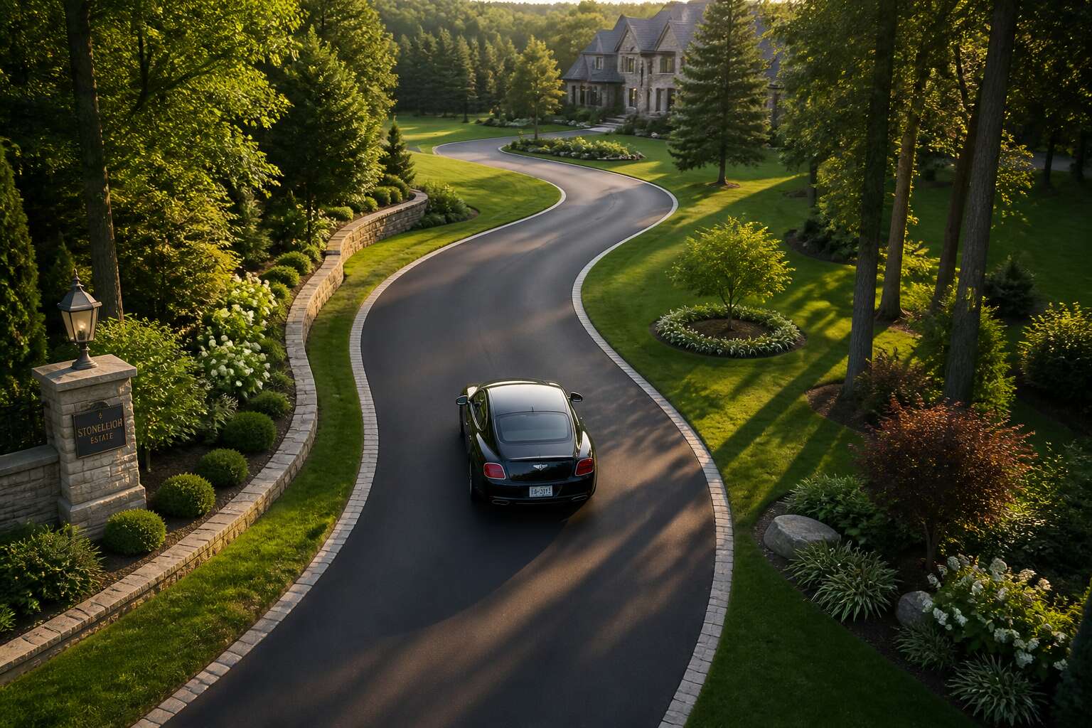 estate road paving