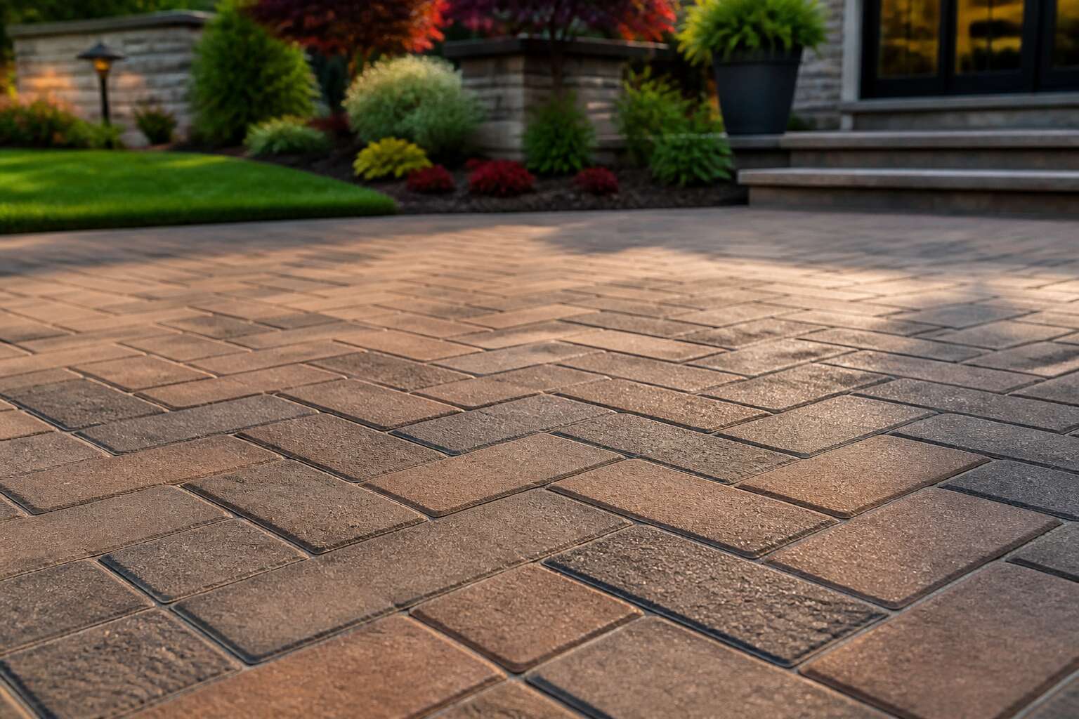 SmartStone paving installation
